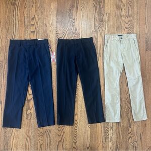Boys Size 8 Nicer Dress Pants (bundle of 3 pairs) - one NWT